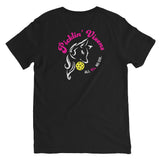 Black Vixen Short Sleeve V-Neck T-Shirt