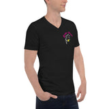 Black Vixen Short Sleeve V-Neck T-Shirt